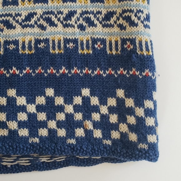 Norway Design Hand-Knitted Colourfast Sweater Vintage - Picture 6 of 7